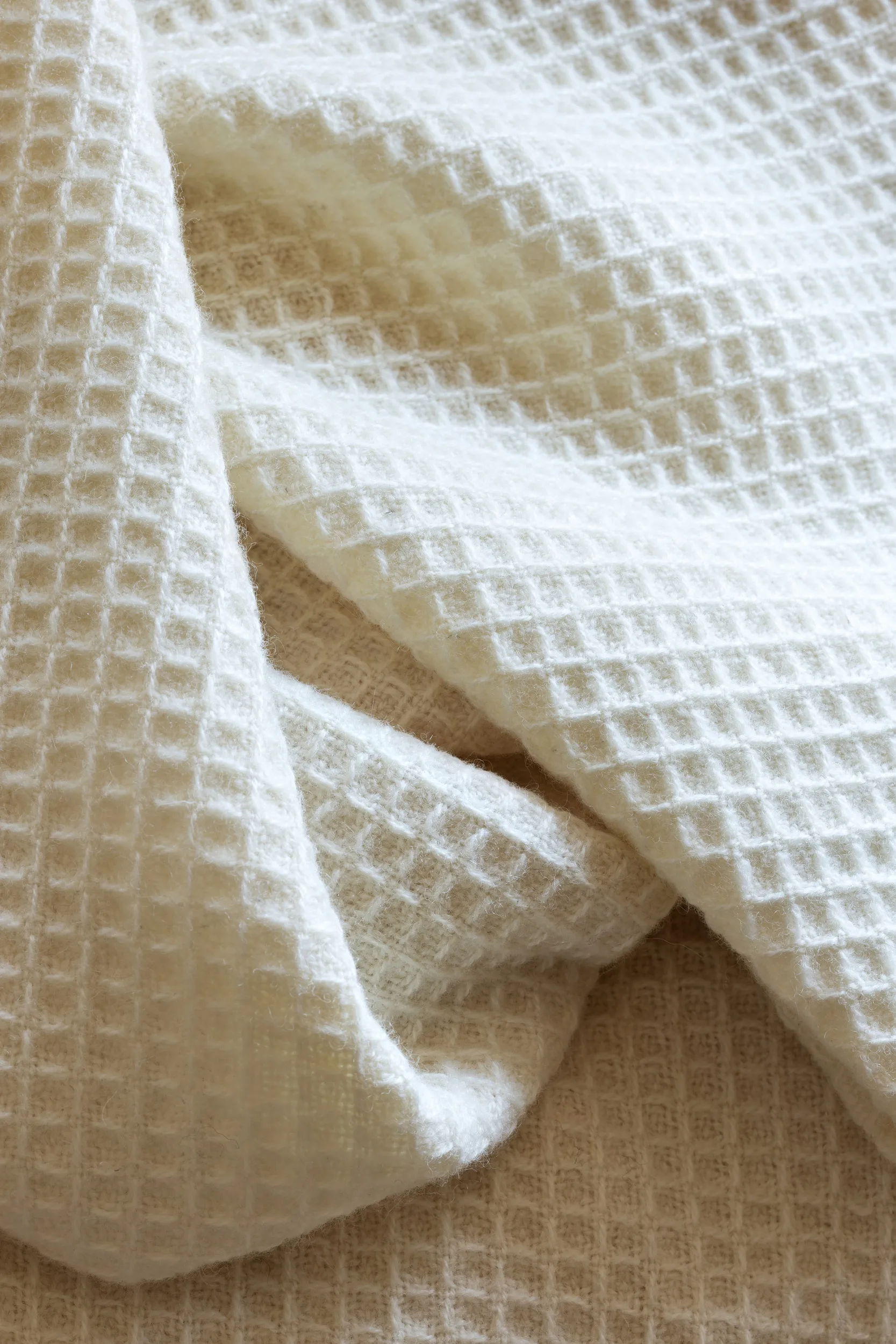 Plaid Vega 150x210 cm, Natural Røros Tweed