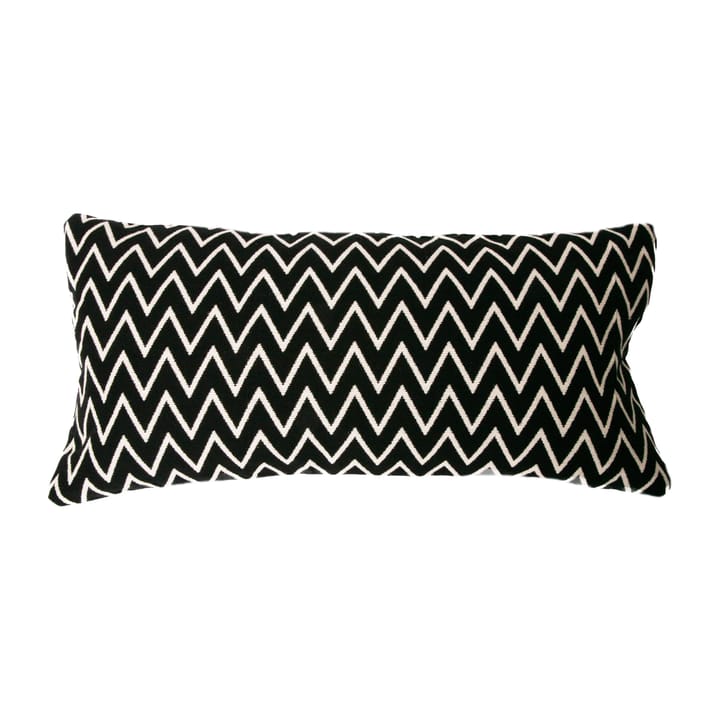 Fodera per cuscino a 30x60 cm Zigzag, nero Ørskov