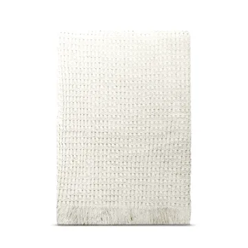 Plaid in cotone Stockholm 130x180 cm - Beige champagne - Rug Solid