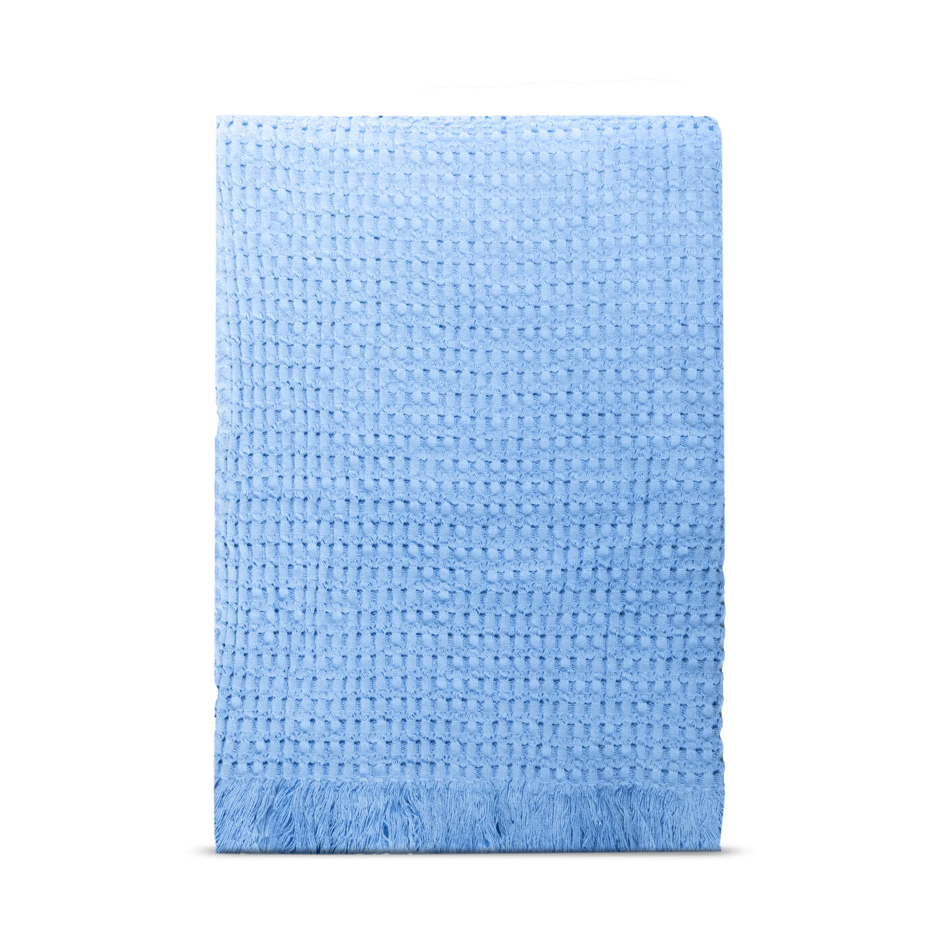 Plaid in cotone Stockholm 130x180 cm, Millenium blue Rug Solid
