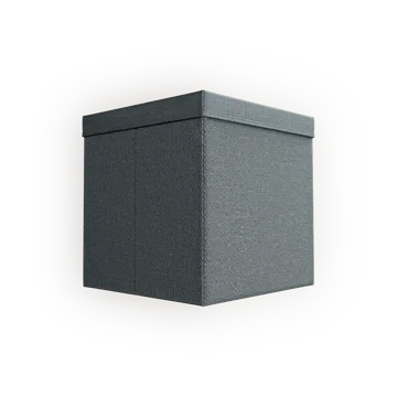 Rug Solid organizer 30x30x30 cm - Grey - Rug Solid