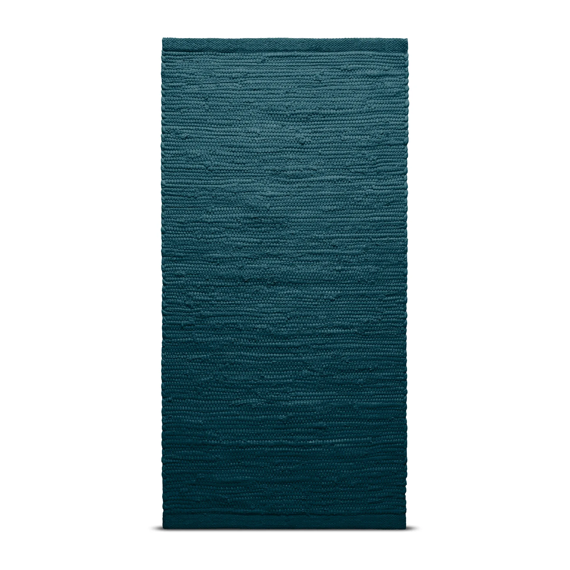 Tappeto Cotton 170x240 cm, petroleum (blu petrolio) Rug Solid