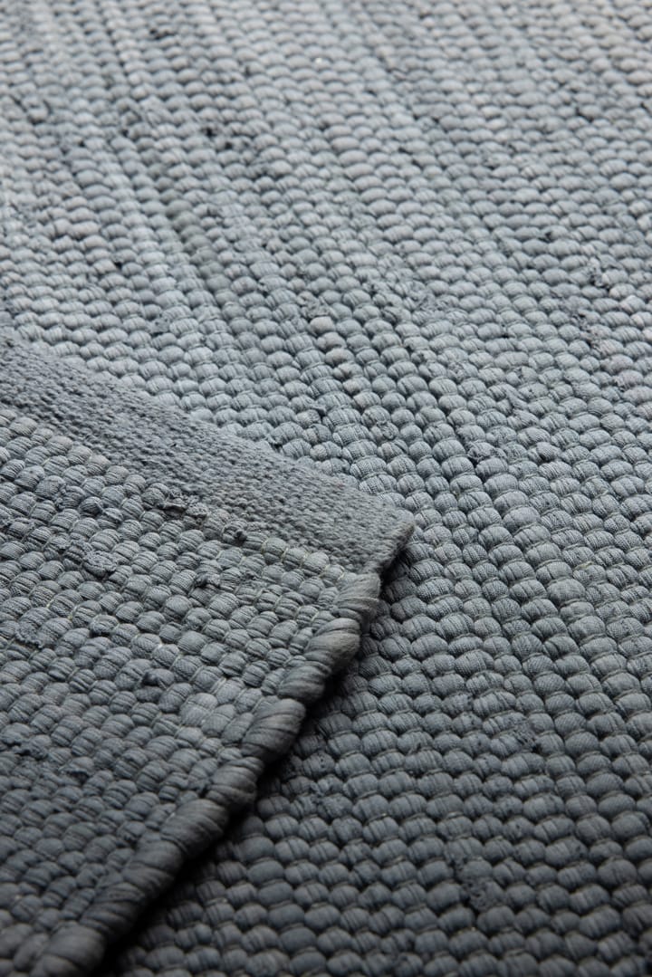 Tappeto Cotton 170x240 cm, steel grey (grigio) Rug Solid