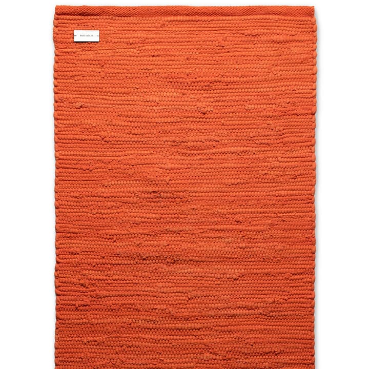 Tappeto Cotton 60x90 cm - solar orange (arancione) - Rug Solid