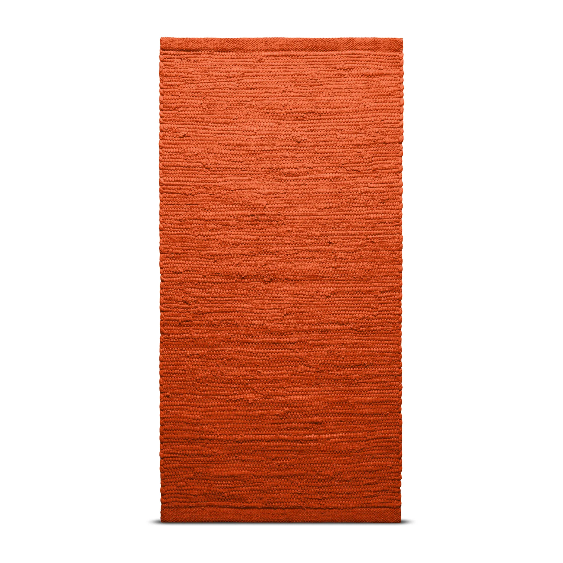 Tappeto Cotton 60x90 cm, solar orange (arancione) Rug Solid