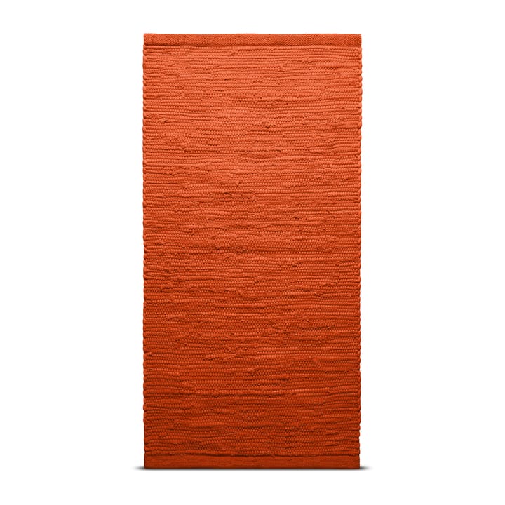 Tappeto Cotton 60x90 cm - solar orange (arancione) - Rug Solid