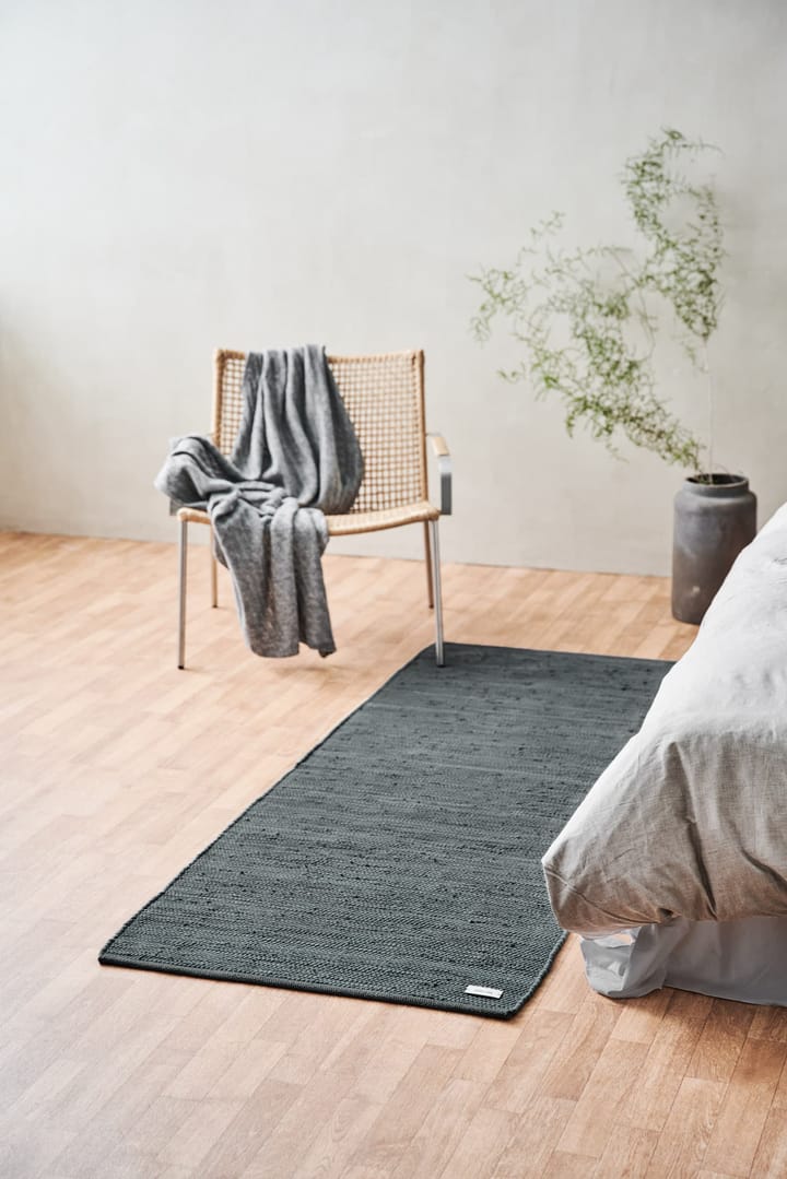 Tappeto Cotton 60x90 cm - steel grey (grigio) - Rug Solid