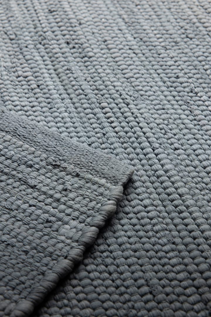 Tappeto Cotton 60x90 cm - steel grey (grigio) - Rug Solid