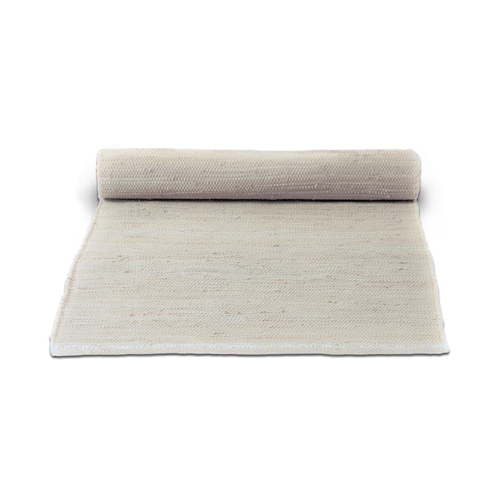 Tappeto in cotone 75x200 cm - desert white (bianco) - Rug Solid