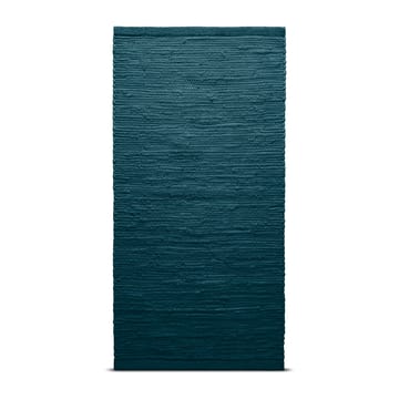 Tappeto in cotone 75x200 cm - petroleum (blu petrolio) - Rug Solid
