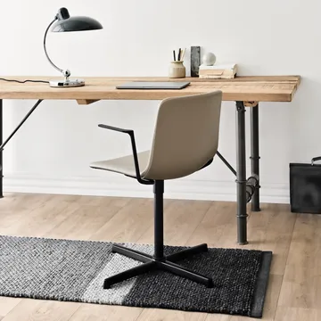 Tappeto in lana Landscape 65x135 cm - gravel - Rug Solid