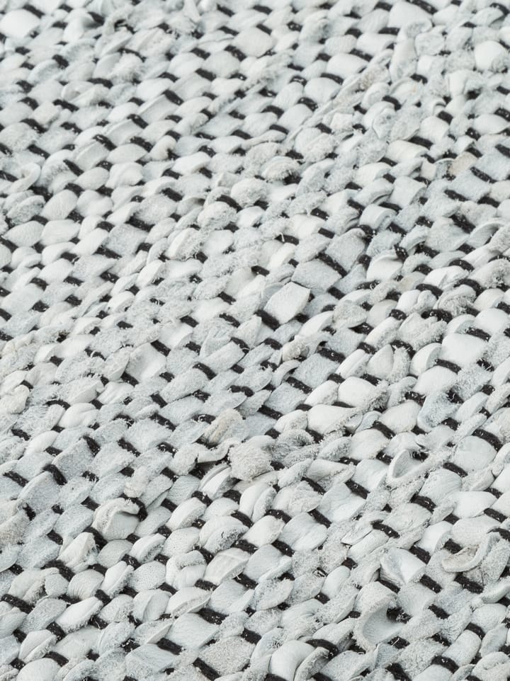 Tappeto Leather 140x200 cm - light grey (grigio chiaro) - Rug Solid