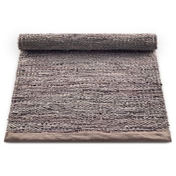 Tappeto Leather 60x90 cm - wood (marrone) - Rug Solid