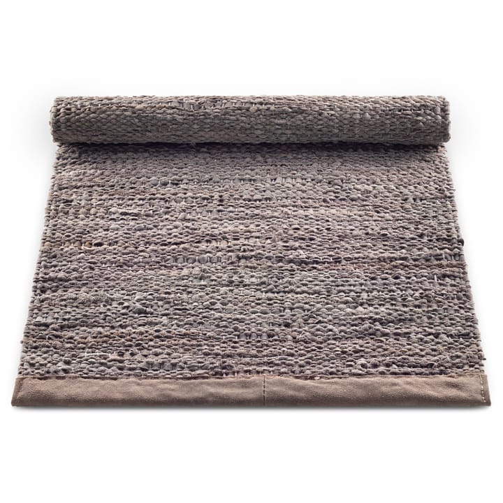 Tappeto Leather 60x90 cm - wood (marrone) - Rug Solid