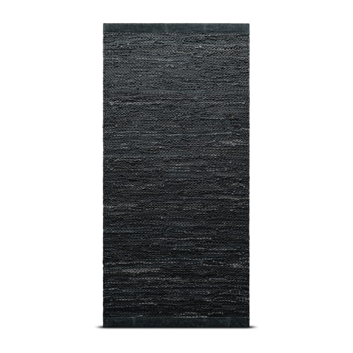 Tappeto Leather 65x135 cm - dark grey (grigio scuro) - Rug Solid