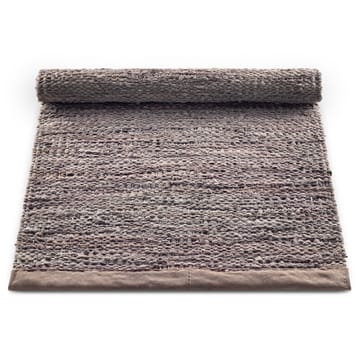 Tappeto Leather 65x135 cm - wood (marrone) - Rug Solid