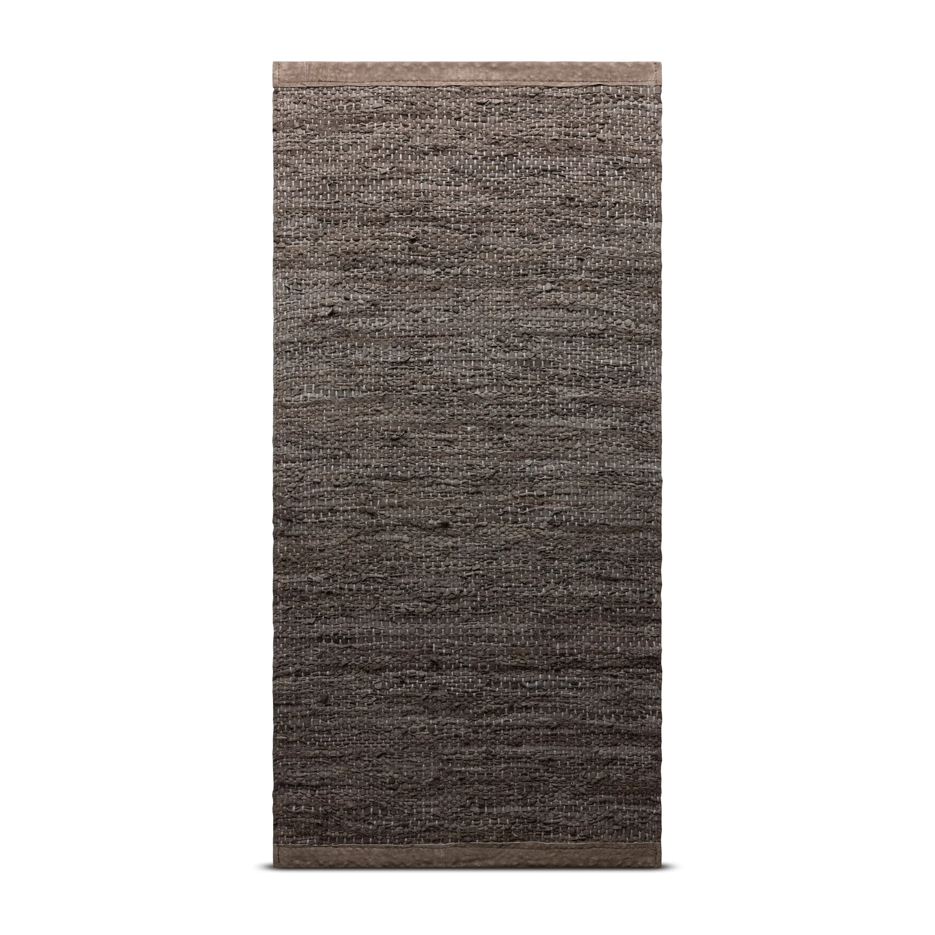 Tappeto Leather 65x135 cm, wood (marrone) Rug Solid