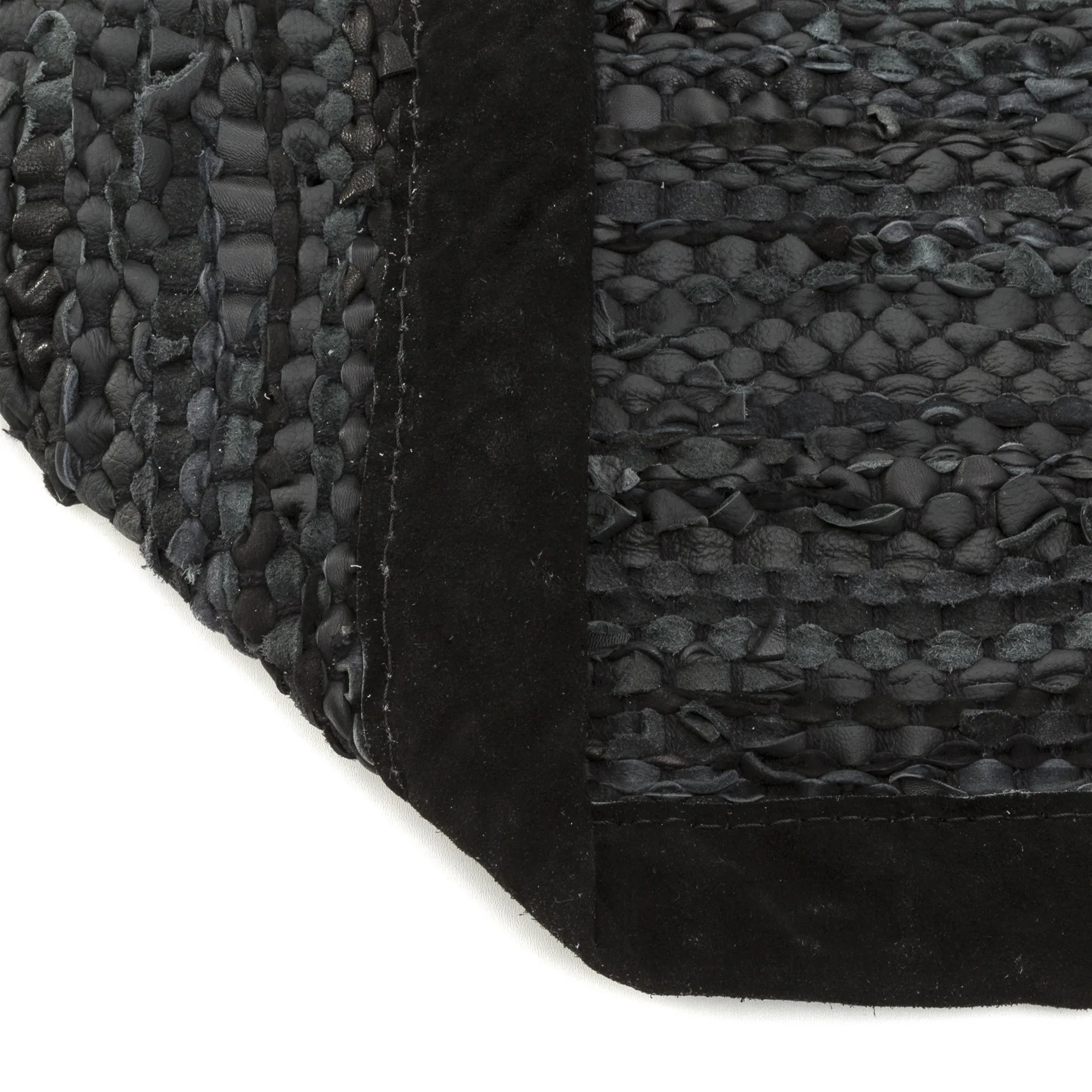Tappeto Leather 75x200 cm, black (nero) Rug Solid