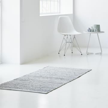 Tappeto Leather 75x200 cm - light grey (grigio chiaro) - Rug Solid