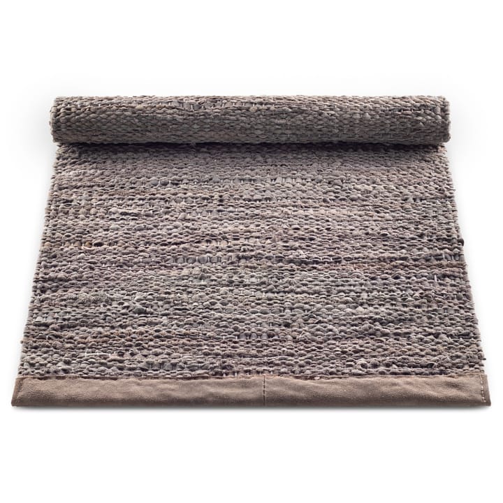 Tappeto Leather 75x200 cm - wood (marrone) - Rug Solid
