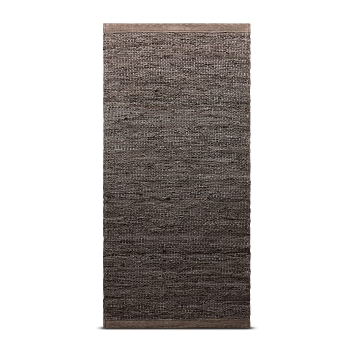 Tappeto Leather 75x200 cm - wood (marrone) - Rug Solid