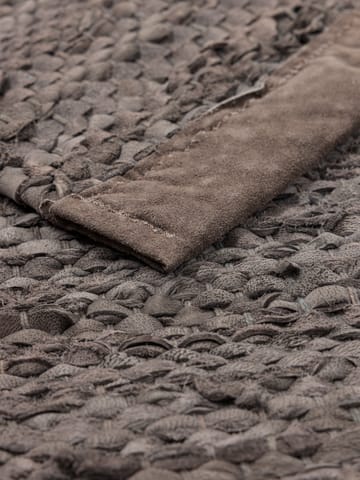 Tappeto Leather 75x200 cm - wood (marrone) - Rug Solid