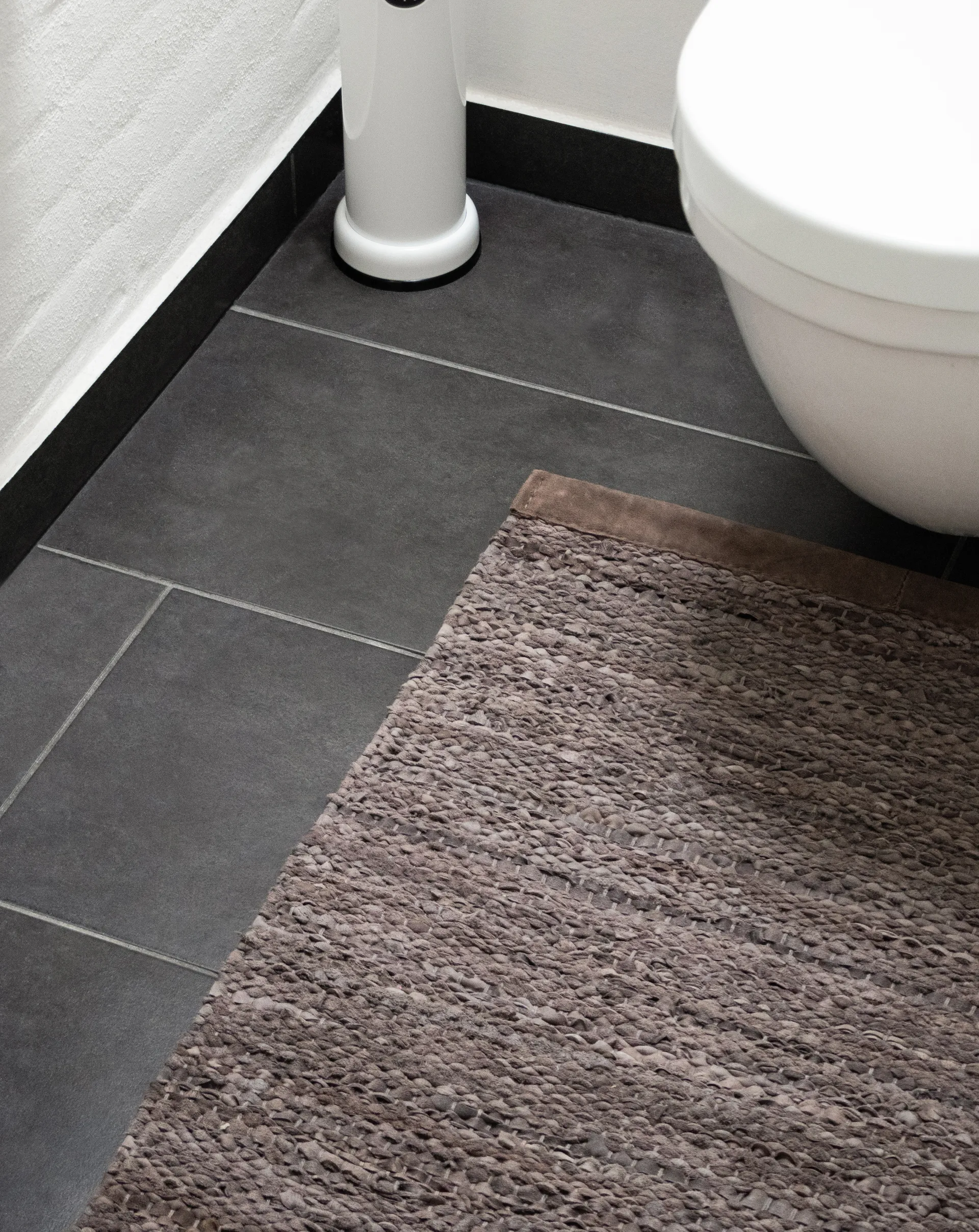 Tappeto Leather 75x200 cm, wood (marrone) Rug Solid