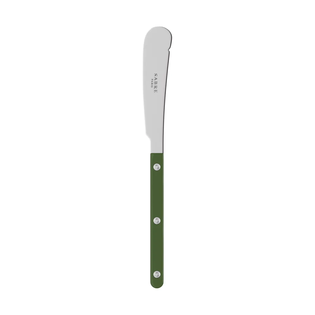 Coltello da burro Bistrot solid 16 cm, Verde SABRE Paris