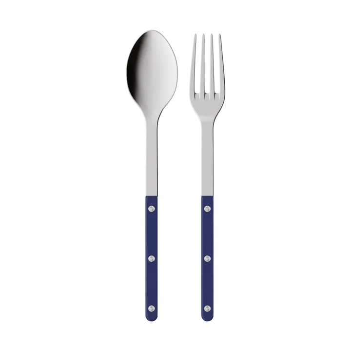 Posate per servizio Bistrot solid 2 pezzi - Blu navy - SABRE Paris