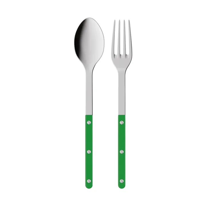 Posate per servizio Bistrot solid 2 pezzi - Garden green - SABRE Paris