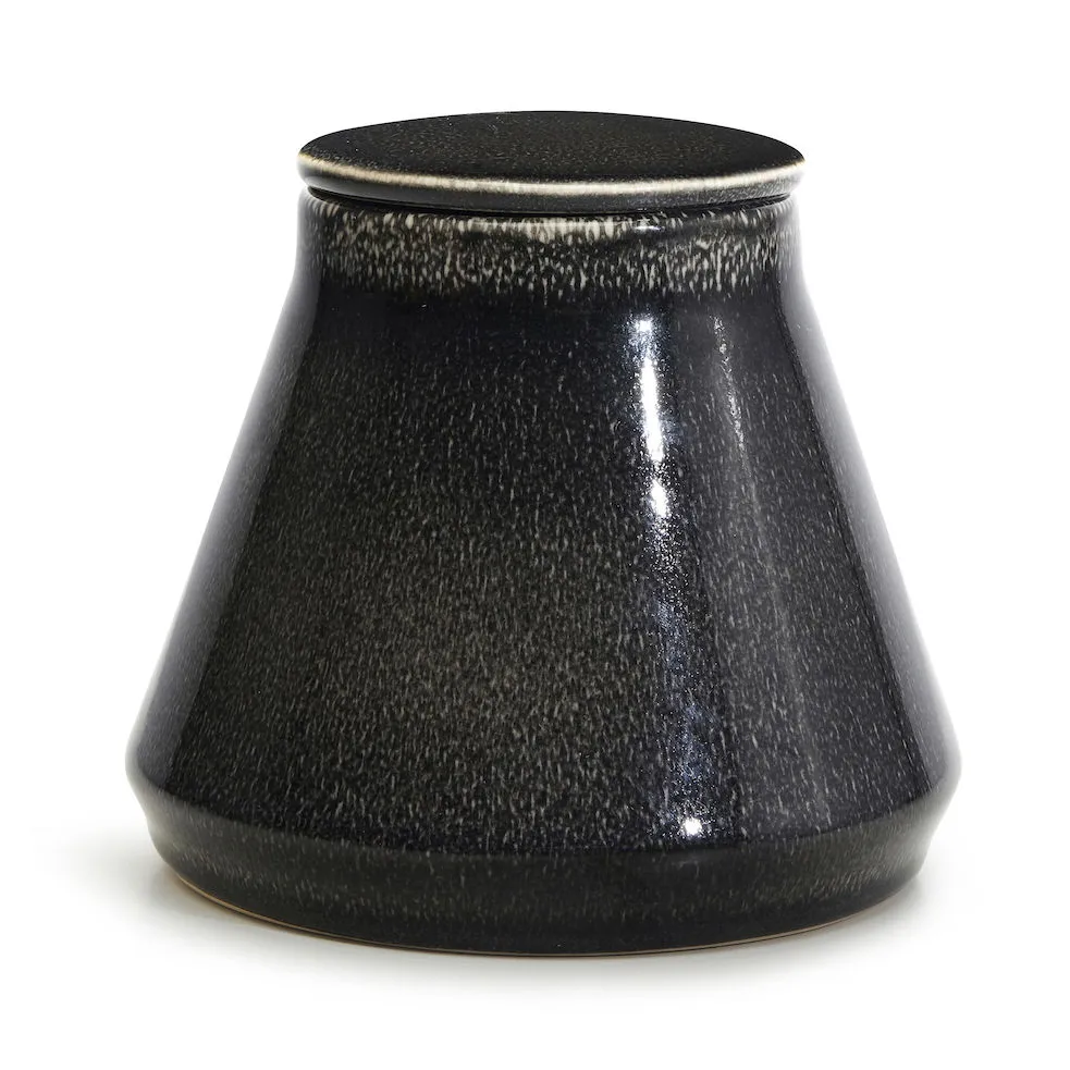 Barattolo contenitore Natural grande, Nero Sagaform