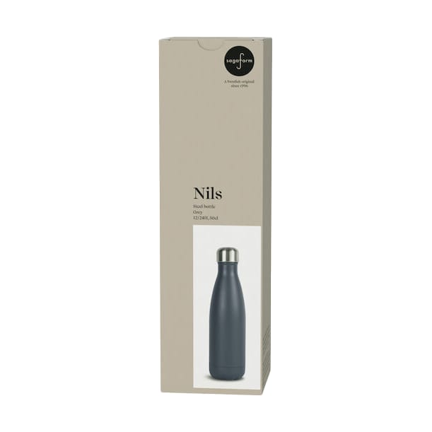 Bottiglia in acciaio Nils 50 cl, Grigio Sagaform