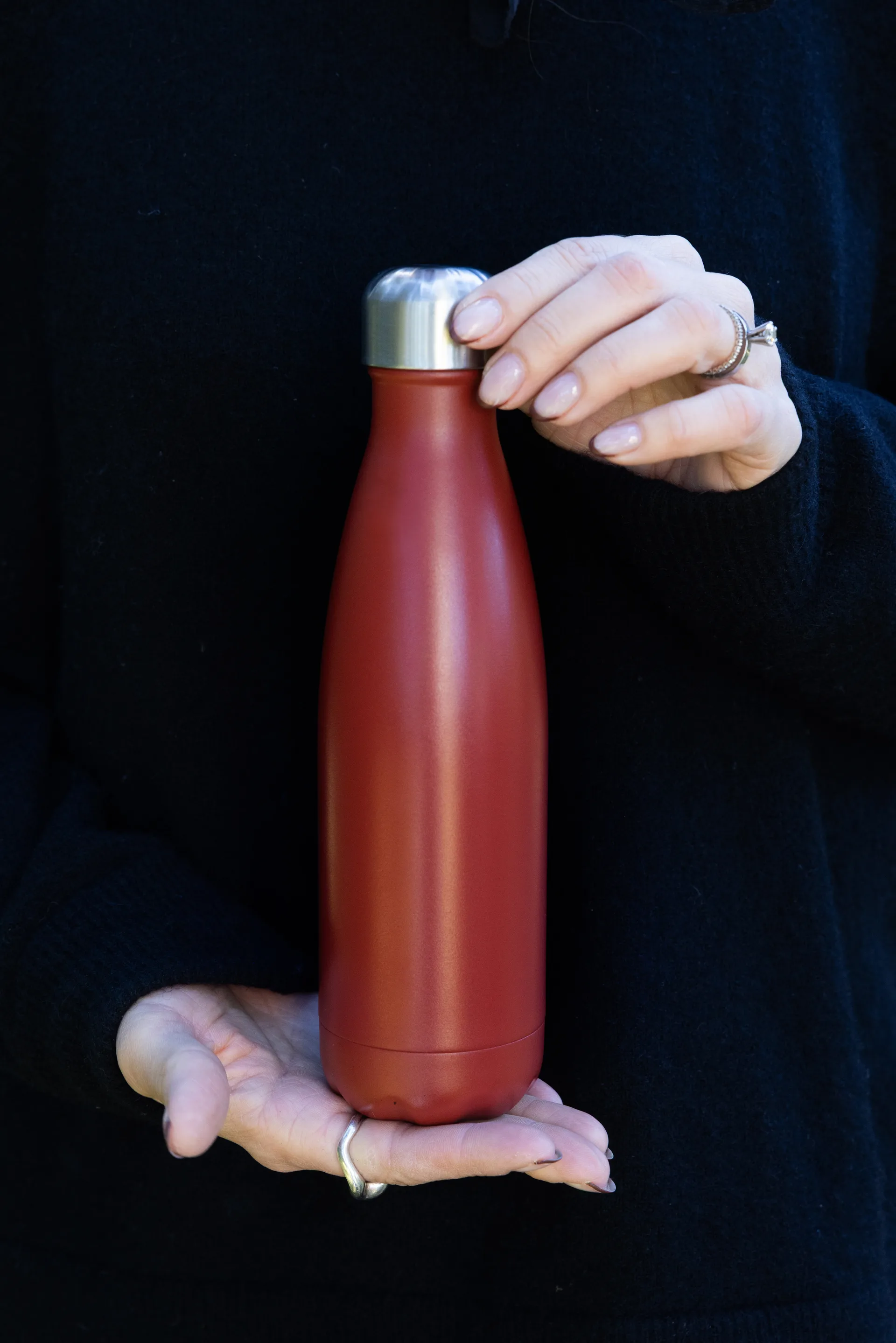 Bottiglia in acciaio Nils 50 cl, Rosso Pantone Sagaform