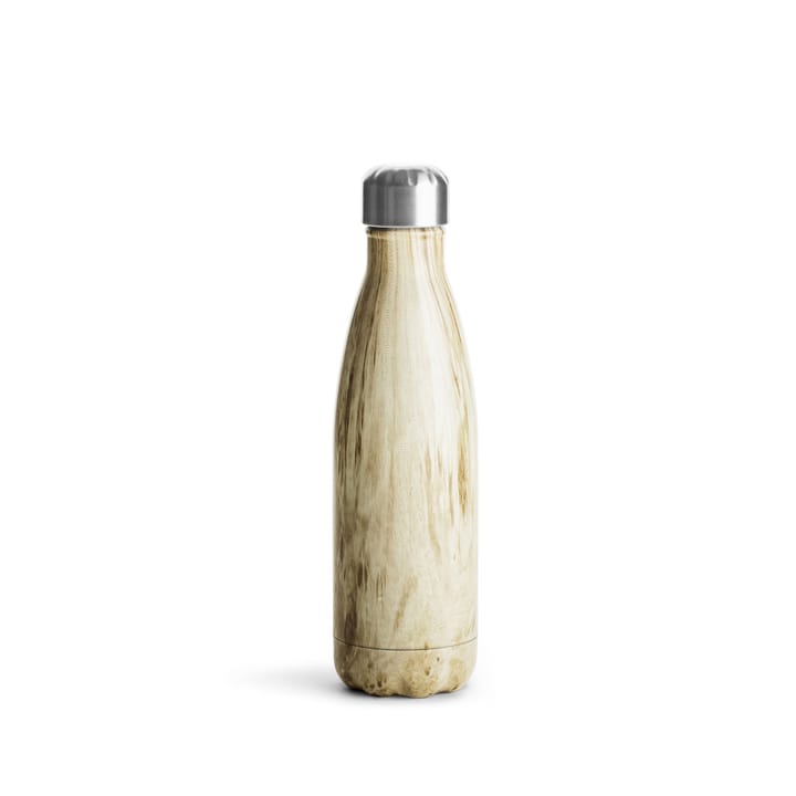 Bottiglia To Go in acciaio da 0,5 litri - in legno - Sagaform