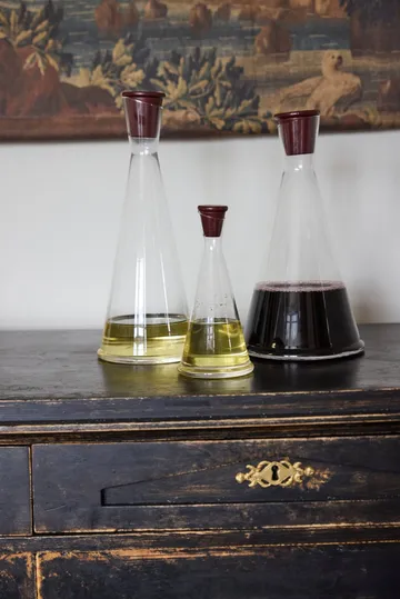 Caraffa da vino Gurken - Trasparente-rosso scuro, 1,6 L - Sagaform