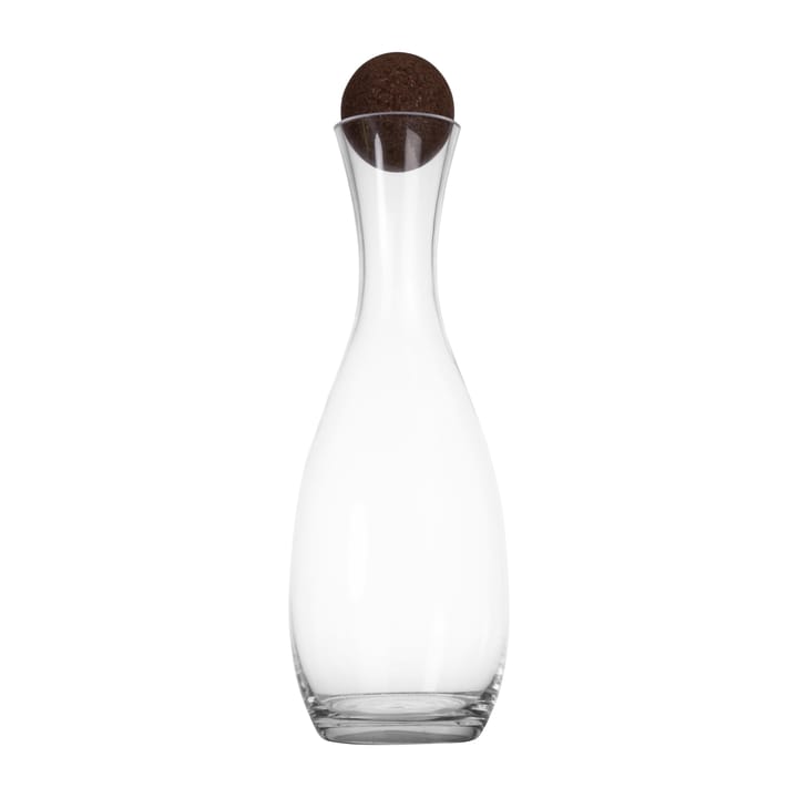 Caraffa Nature con tappo in sughero 1,5 L - Trasparente-marrone scuro - Sagaform