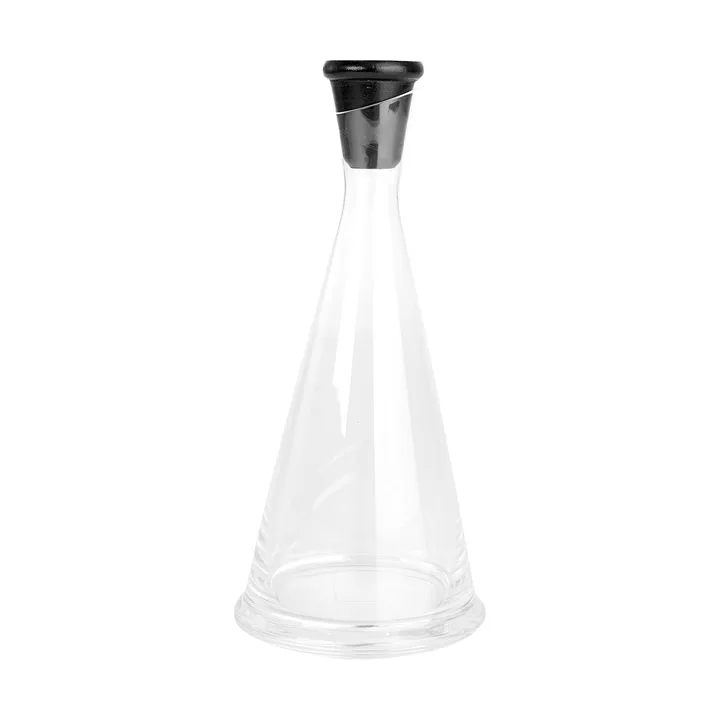Caraffa per olio/aceto - Trasparente-nero, 25 cl - Sagaform