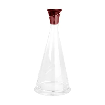 Caraffa per olio/aceto - Trasparente-rosso scuro, 25 cl - Sagaform