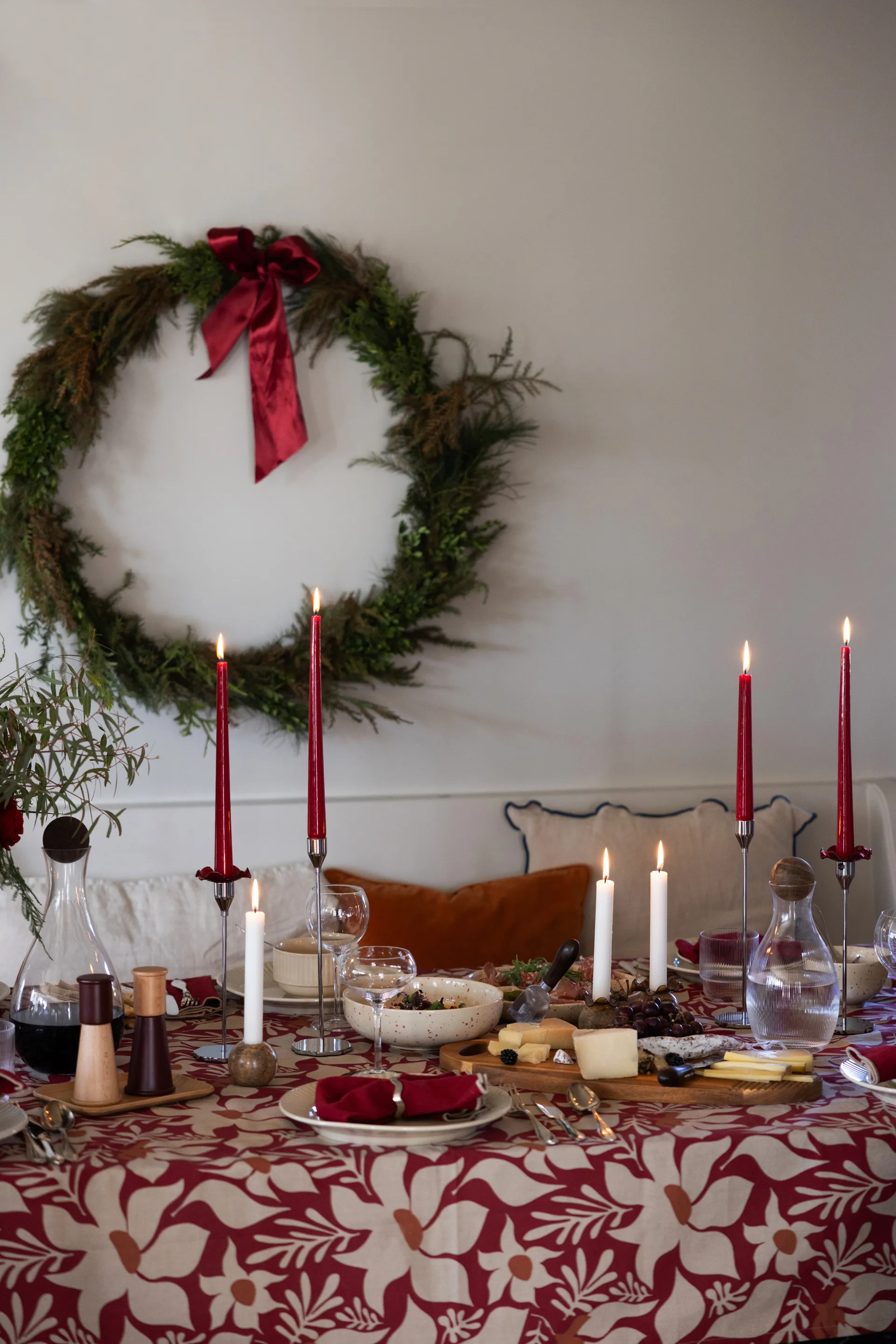 Ciotola da portata Ditte, Beige-rosso vino Sagaform