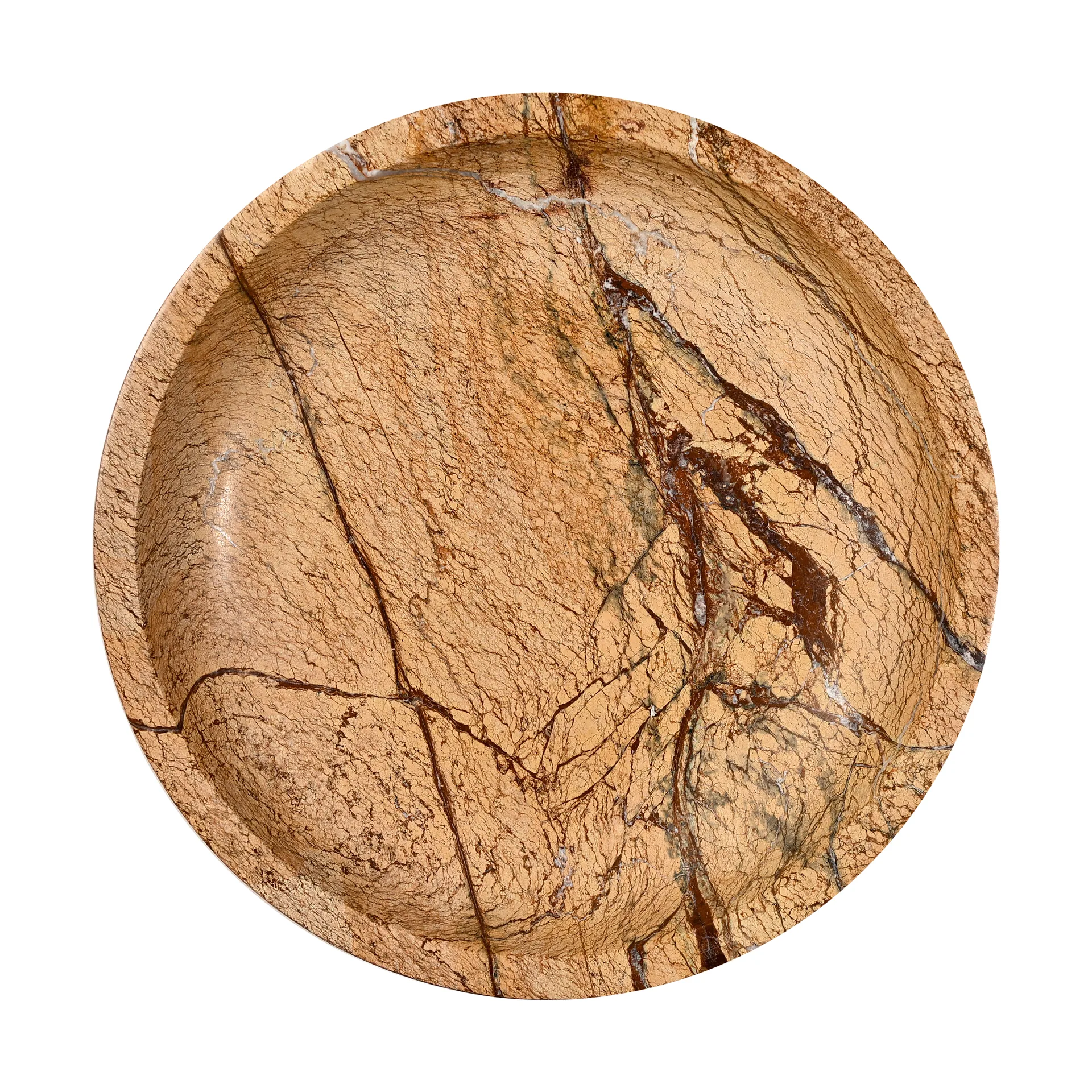 Ciotola grande Sten Ø28 cm, Marmo forestale marrone Sagaform