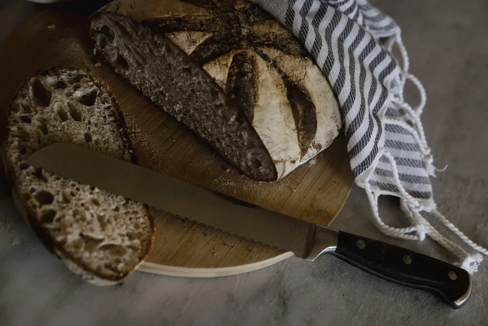 Coltello per il pane Erik extra lungo, Legno di wengé-acciaio inossidabile Sagaform