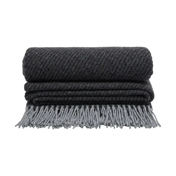 Coperta Ulli 130x170 cm - A righe grigie - Sagaform