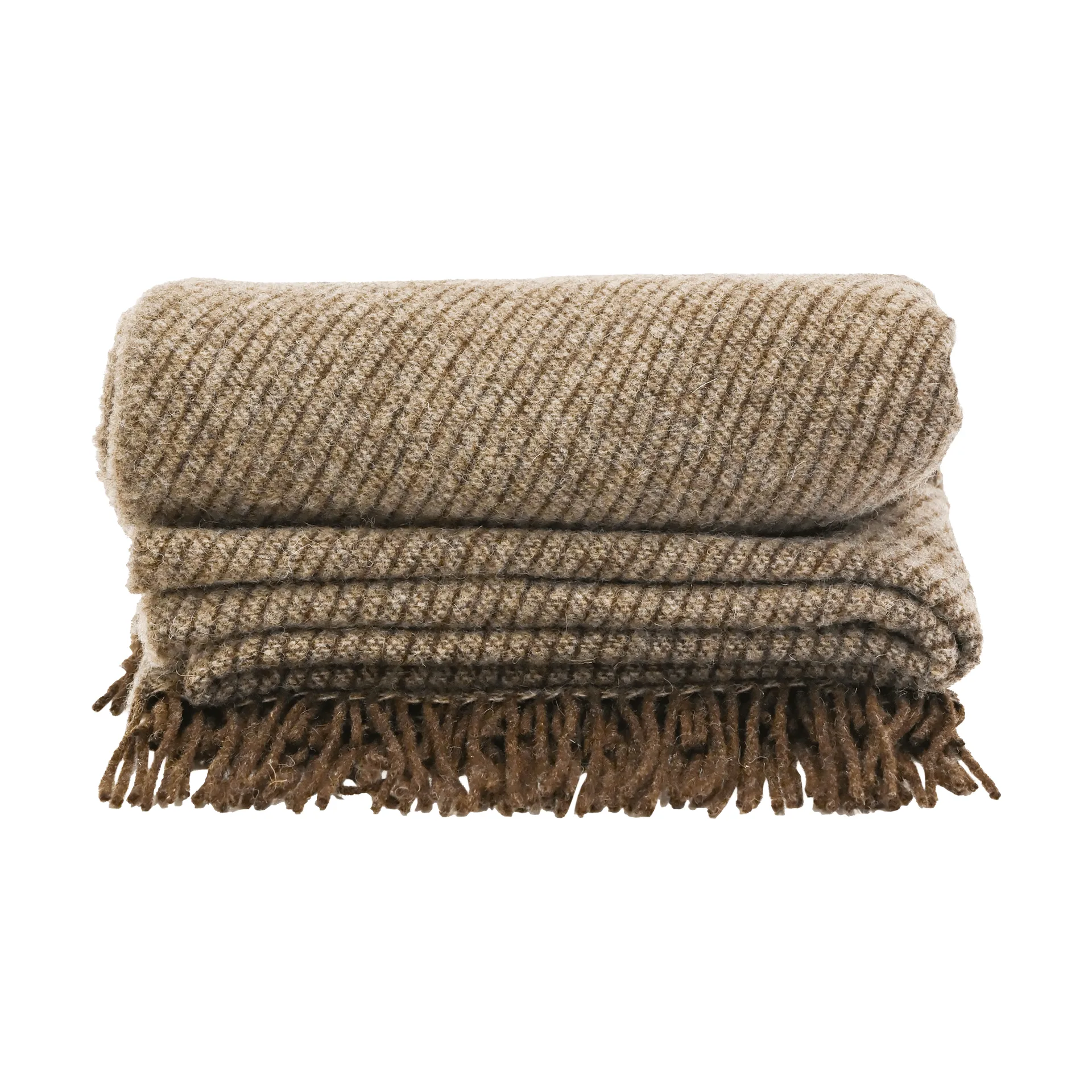 Coperta Ulli 130x170 cm, Marrone a righe Sagaform