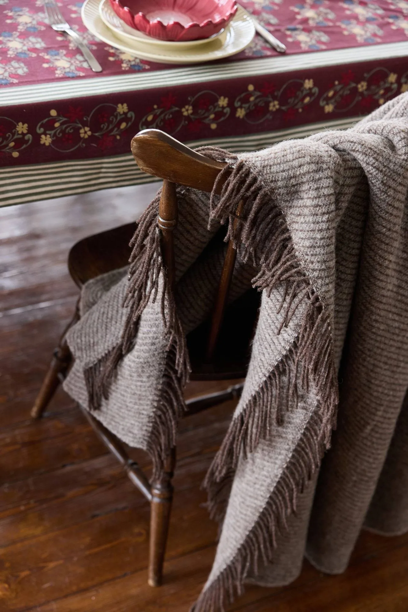 Coperta Ulli 130x170 cm, Marrone a righe Sagaform