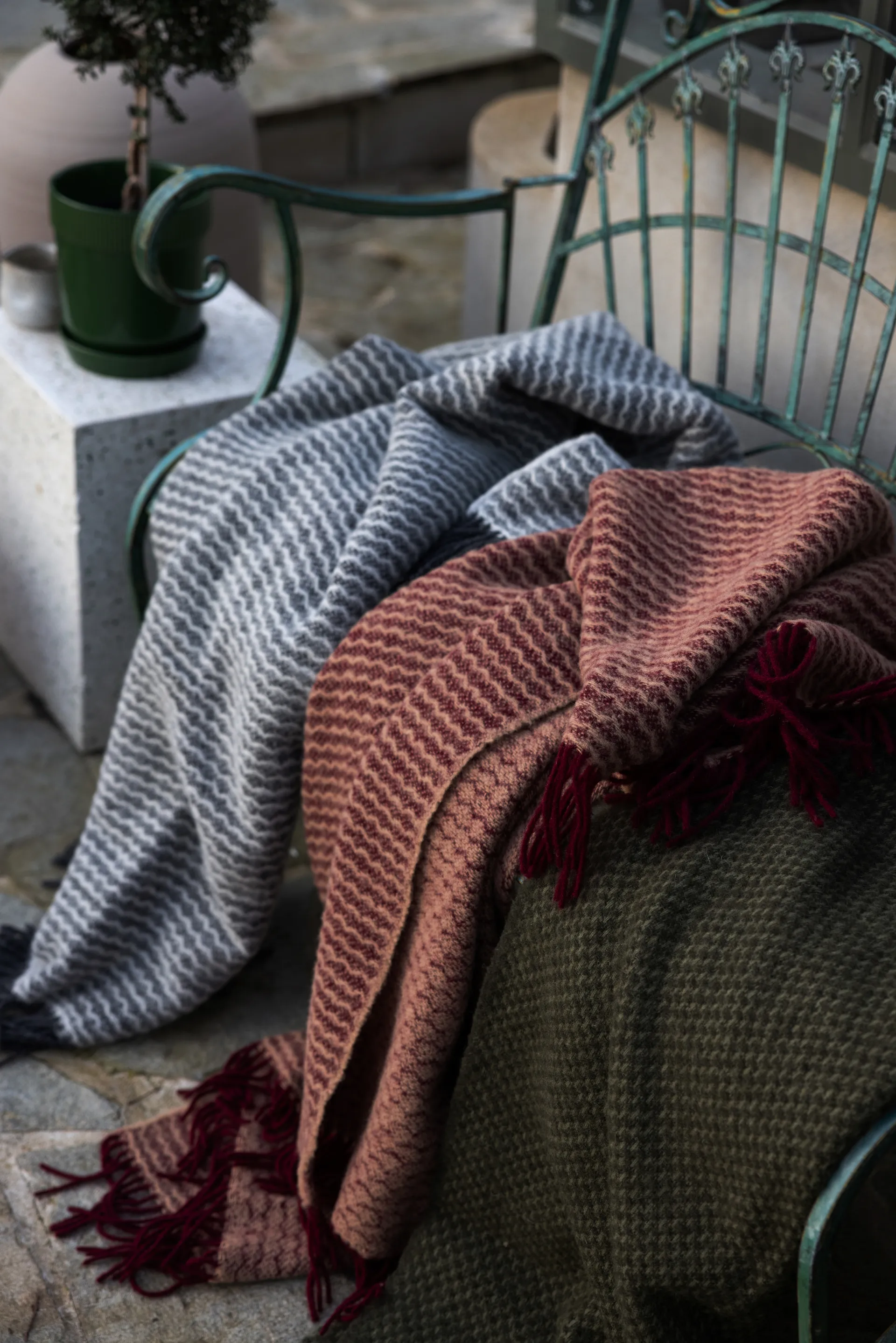 Coperta Ulli 130x170 cm, Verde Sagaform