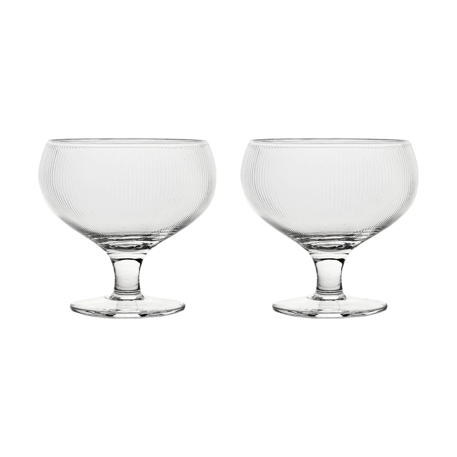 Coppa per champagne 30 cl Sagaform Blanka confezione da 2, Trasparente Sagaform