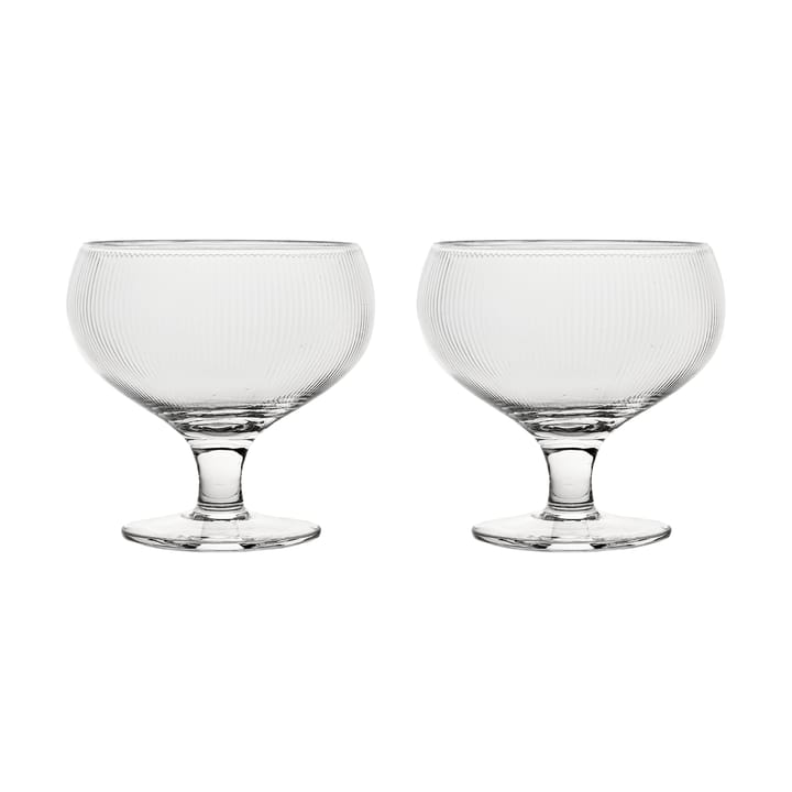 Coppa per champagne 30 cl Sagaform Blanka confezione da 2 - Trasparente - Sagaform