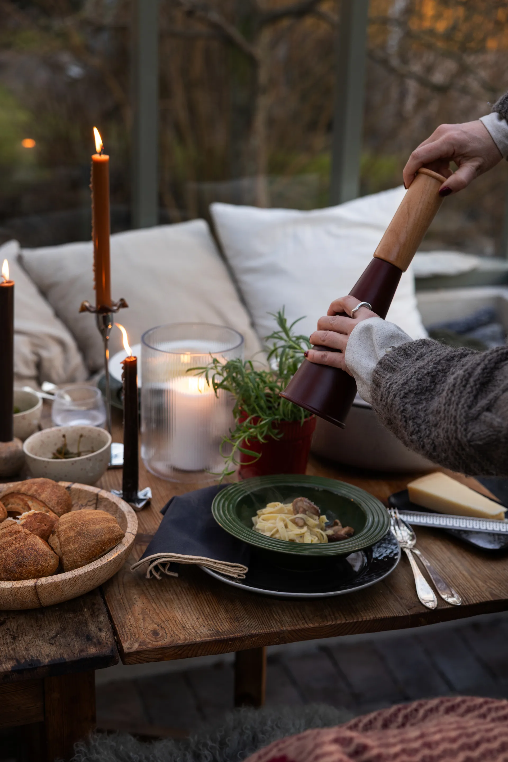 Macina sale e pepe Gurken grande 32 cm, Rosso-marrone Sagaform