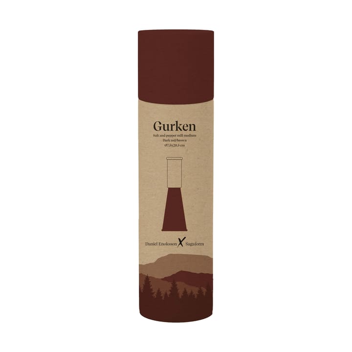 Macina sale e pepe Gurken medio 20,5 cm, Rosso-marrone Sagaform