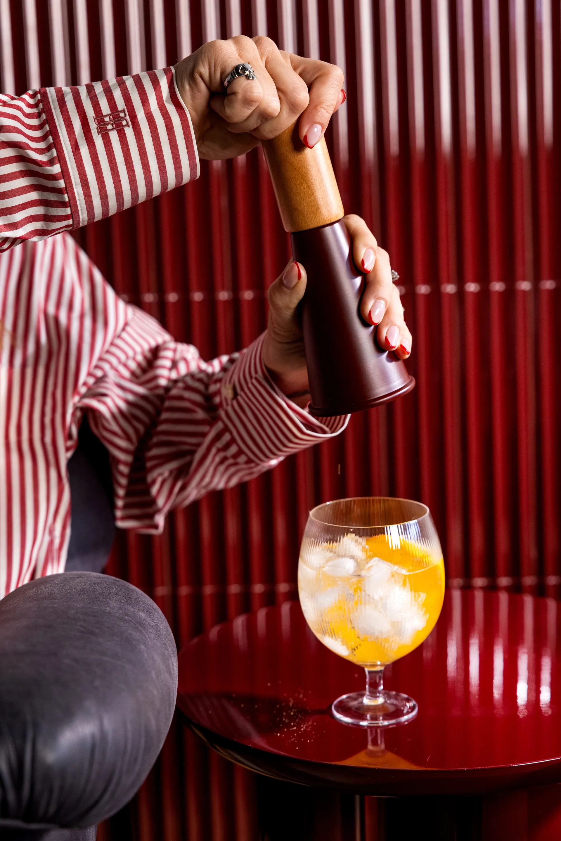 Macina sale e pepe Gurken medio 20,5 cm, Rosso-marrone Sagaform